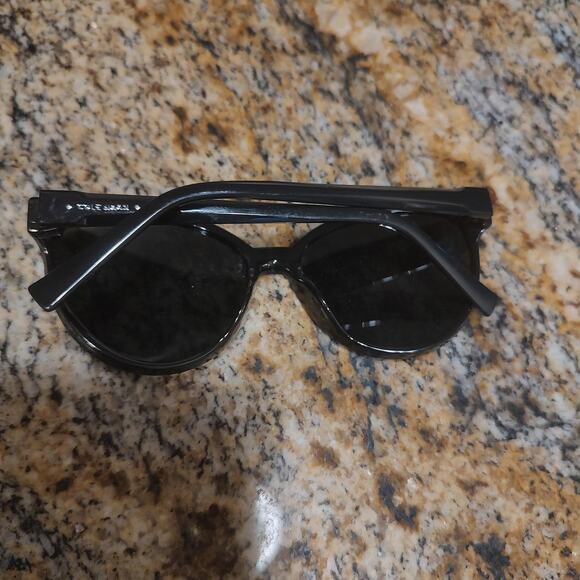 Cole Haan Sunglasses Womens Black Grey Cat Eye CH7044 003 Fashion UV 140mm main image 5